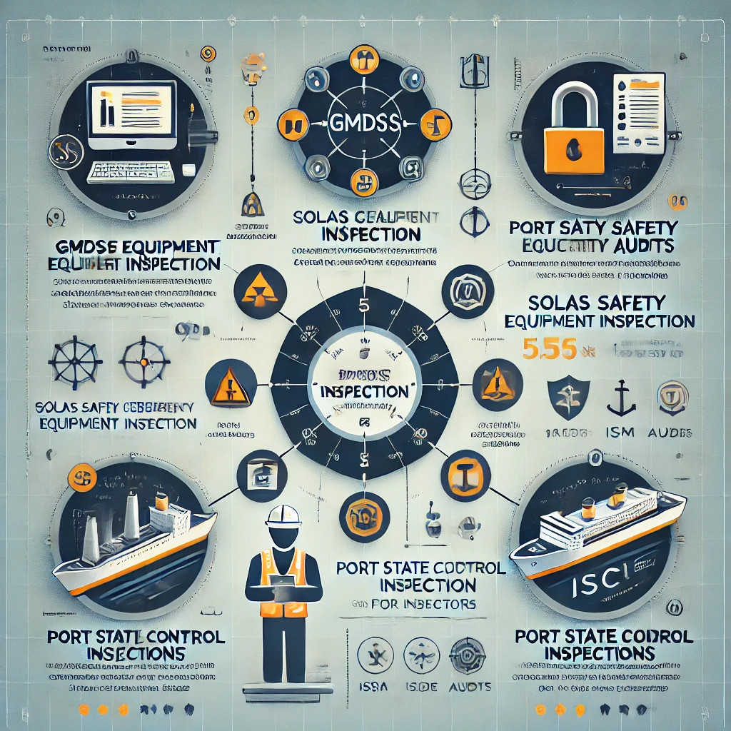 Summary of Key Inspections for GMDSS Compliance and IACS Cybersecurity Standards